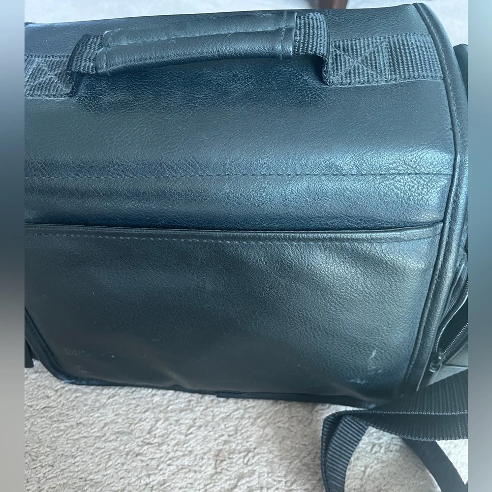 Sony Black Leather Cancorder Bag